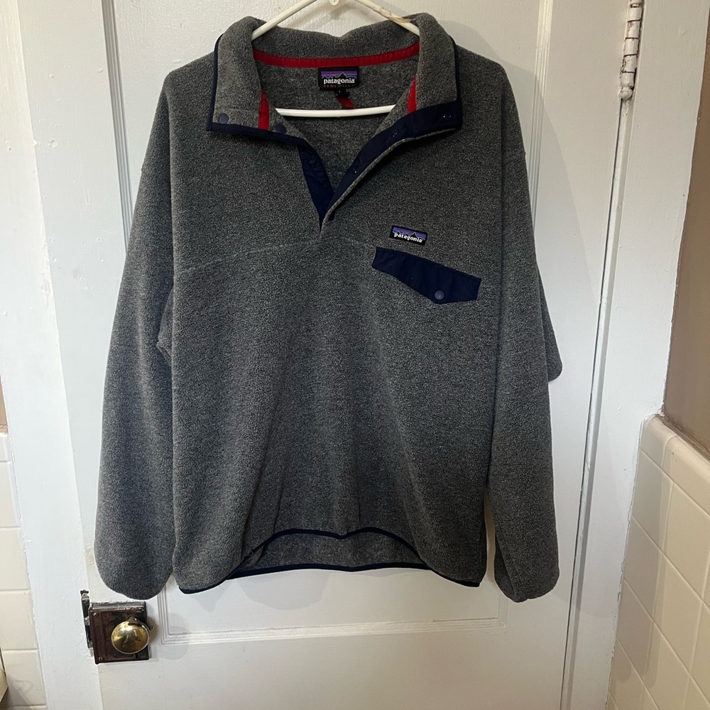 Gray Patagonia pullover